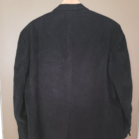 Vintage Men's Ralph Lauren Black Coduroy Jacket Size 48R - Picture 4 of 9
